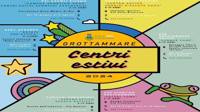 Grottammare: centri estivi in partenza, pronto il bonus