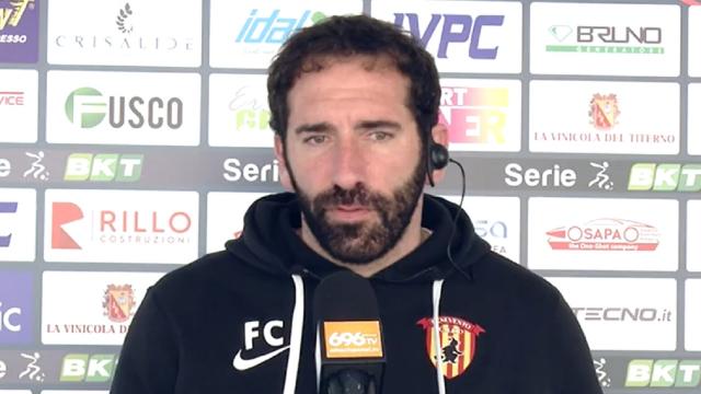 Benevento-Vicenza 1-0: voci Caserta (“Non è mai facile quando hai l'obbligo di vincere”), Elia e Viviani