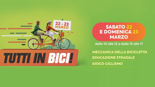 Ascoli Piceno: al Battente 'Shopping&More' fine settimana con 'Tutti in Bici'. Educazione stradale, gioco e riparazioni 