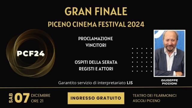 Piceno Cinema Festival, ultimo atto ad Ascoli Piceno con Giuseppe Piccioni ospite d'onore