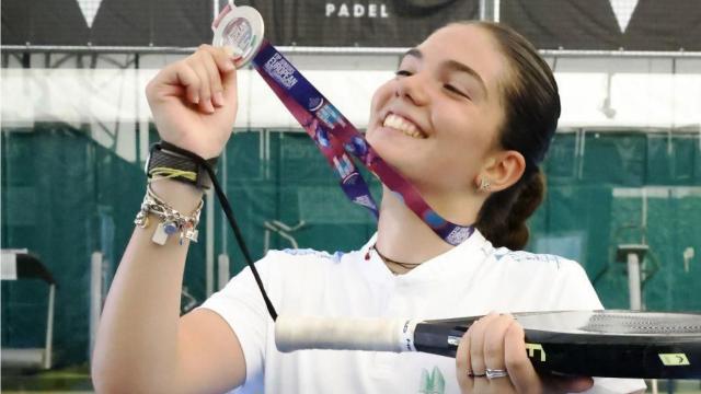 La sambenedettese Alessia Sgattoni ha conquistato il titolo di vice campionessa europea under 14 di padel