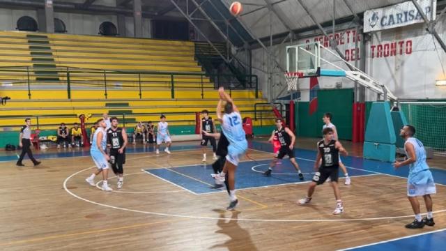 Basket Serie C, arriva la prima fondamentale vittoria per la Infoservice Sambenedettese