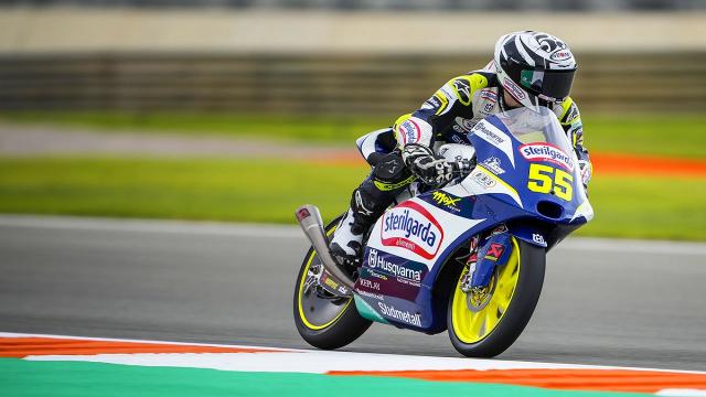 Moto3, prime libere per Fenati a Valencia: ''Contento anche se meteo ha scombinato nostri piani''