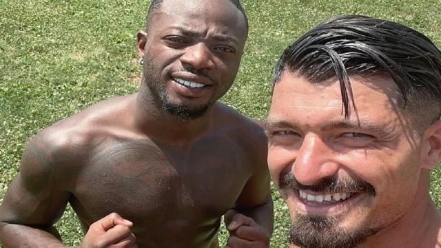 Ascoli Calcio, Varone continua ad allenarsi in Emilia insieme all'ex compagno di squadra Adjapong
