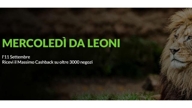 Bestshopping riporta il “Mercoledì da Leoni”
