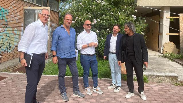 Castelli: sopralluogo a Cittadella dello Sport con Fioravanti e Stallone. A Pescara del Tronto concluse indagini del PUA