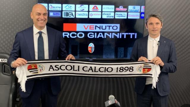 Ascoli Calcio, Giannitti: “Spero di aprire un ciclo ricco di soddisfazioni. In B conta il senso di appartenenza”