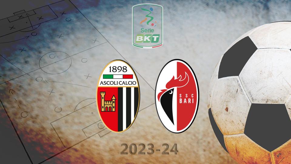 Ascoli-Bari, probabili formazioni della sfida al ''Del Duca'' tra Picchio e Galletti