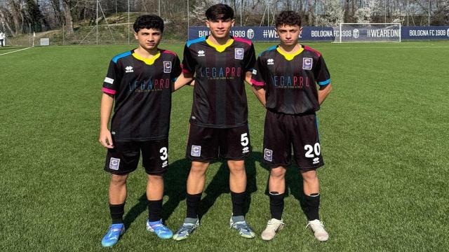 Ascoli Calcio, tre ragazzi dell'Under 15 con la Rappresentativa Lega Pro a Bologna. In gol Sirocchi