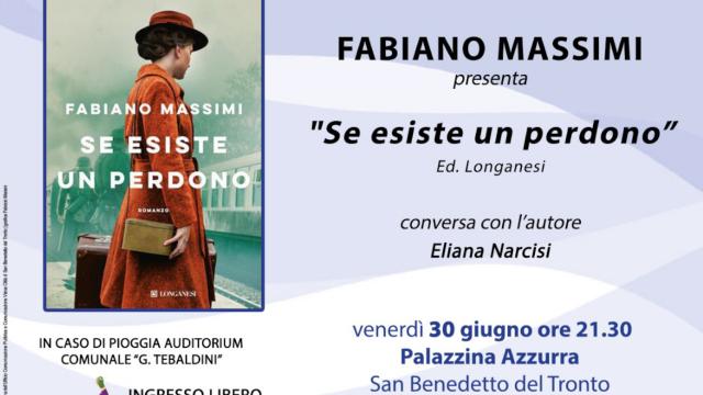 Alla Palazzina Azzurra di San Benedetto Fabiano Massimi presenta il libro 'Esiste un perdono'