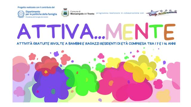 Monsampolo del Tronto, prende il via il progetto per ragazzi 'Attiva…mente'. Occasioni di aggregazione e socializzazione