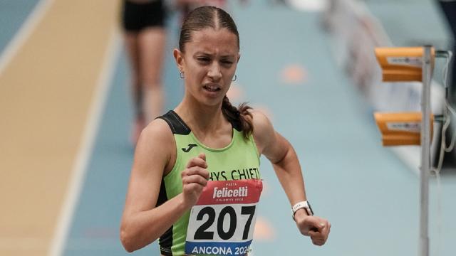 Atletica leggera, Serena Di Fabio sigla il primato italiano Under 20 dei 3mila metri di marcia indoor