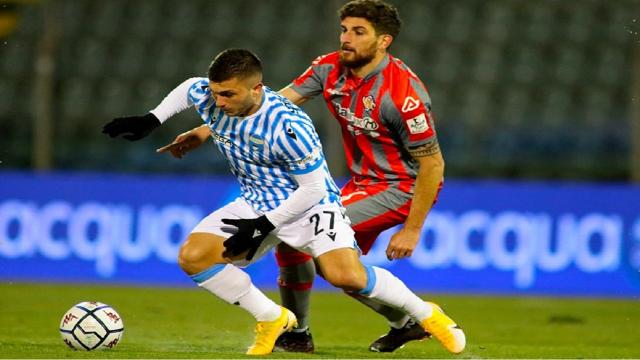 Cremonese-Spal 1-1, Ciofani replica nel finale a Paloschi. Grigiorossi con 19 punti al giro di boa