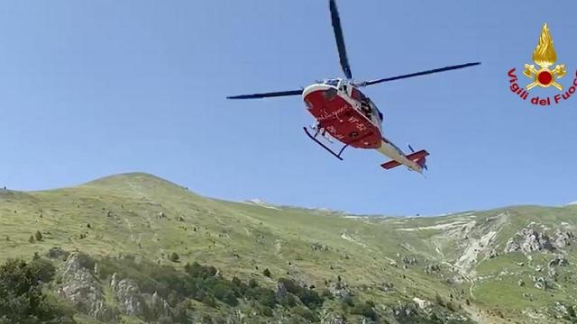 Vigili del Fuoco, soccorsa ragazza dopo essere andata in difficoltà in una zona impervia del Monte Vettore