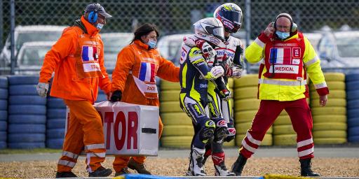 Moto3: Gran Premio di Francia, Fenati buttato fuori pista dal compagno di squadra Lopez