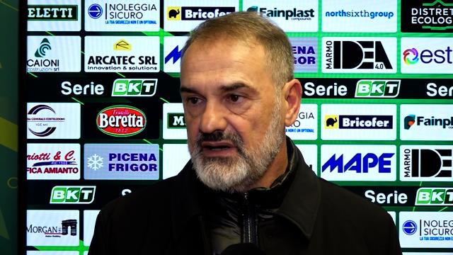 Ascoli-Catanzaro 1-0, voce Vivarini in zona mista: “Lo dissi a Crotone, piazza bianconera merita campionati di vertice”