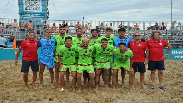 Beach soccer, l'Happy Car Samb si riscatta e supera 3-2 l'Icierre Lamezia nella seconda tappa di Lignano Sabbiadoro