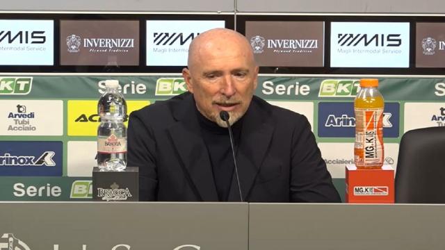 Cremonese-Brescia 1-0, voci Stroppa (“Partita in pieno controllo”) e Maran (“Se vai sotto con loro poi diventa dura”)