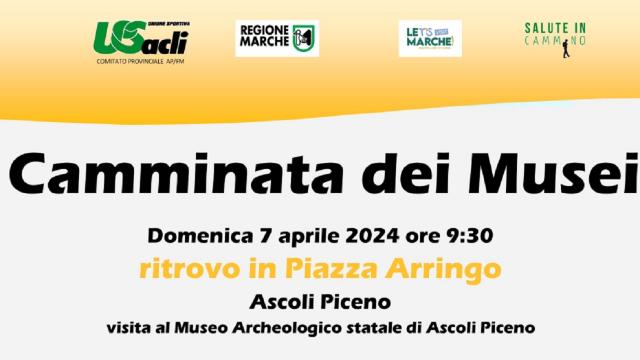Unione Sportiva Acli, ad Ascoli Piceno visita al Museo Archeologico statale