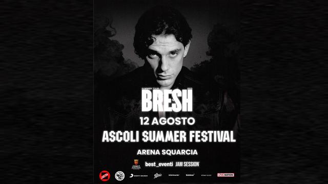Torna l'Ascoli Summer Festival con la seconda edizione. Bresh sul palco il 12 Agosto 