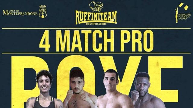 Ruffini Team, eccezionale evento pugilistico al Palazzetto dello Sport di Monteprandone