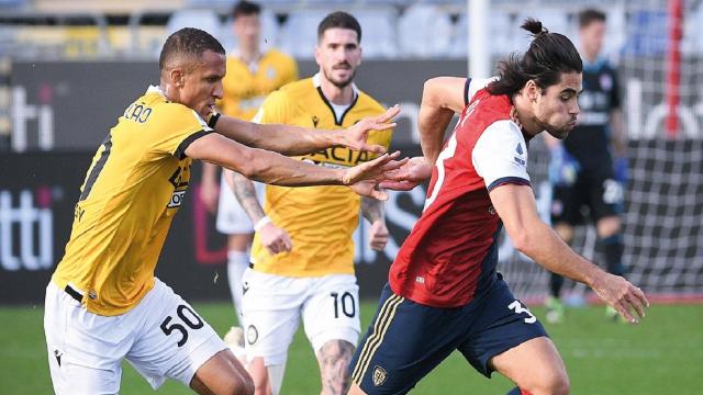 Cagliari-Udinese 1-1, highlights