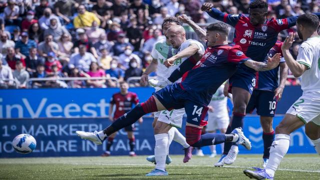 Cagliari-Sassuolo 1-0, highlights