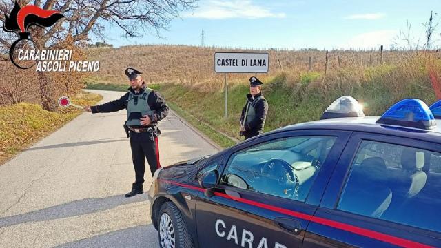 Castel di Lama, arrestato 22enne per detenzione e spaccio di stupefacenti