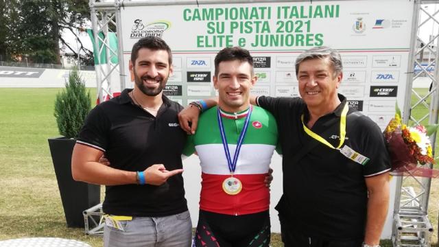 Ciclismo su pista, l'ascolano Francesco Ceci chiude la carriera con il 33° titolo tricolore