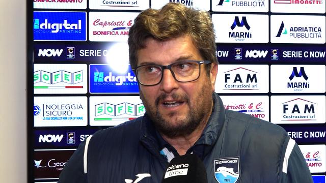 Ascoli-Pescara 1-2, la voce di Baldini in zona mista: “Punteggio andava incrementato, classifica non ci interessa”