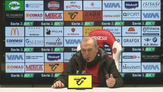 Perugia-Venezia 2-1, voci Castori (“Vittoria meritata, stiamo crescendo”) e Vanoli (“Obiettivo resta la salvezza”)