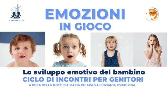 Esplorare le emozioni del bambino: con Cooperativa Pagefha incontri per genitori al 'Centro Crescendo' di Centobuchi