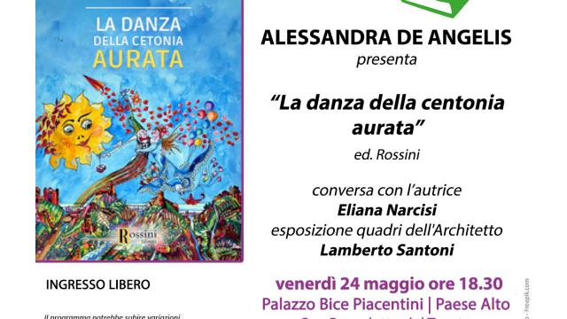 San Benedetto del Tronto, Alessandra De Angelis presenta il libro ''La danza della centonia aurata''