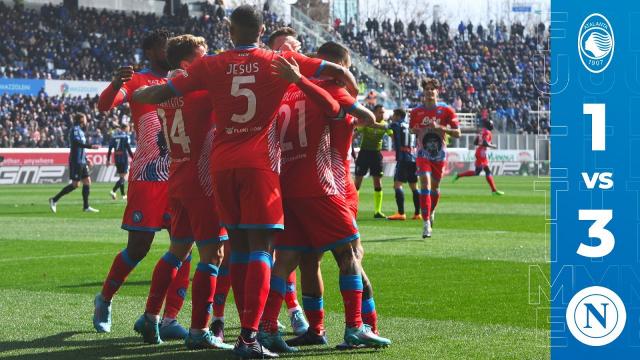 Atalanta-Napoli 1-3, highlights