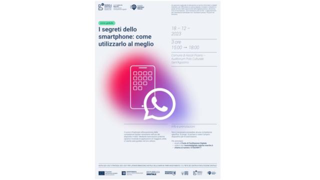 ‘I segreti dello smartphone’, ad Ascoli corso gratuito al Polo culturale Sant’Agostino