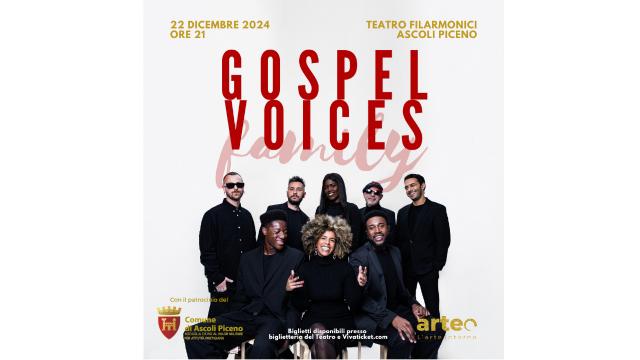 Al Teatro Filarmonici di Ascoli si accende la magia del Natale con il Gospel Voices Family