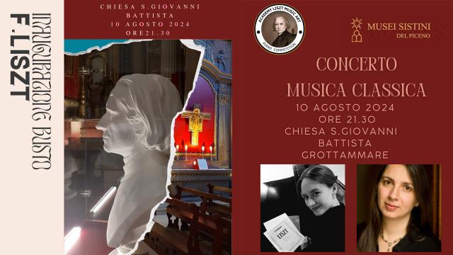 ALMA Academy Liszt Music Art, al Museo Sistino di Grottammare inaugurazione busto dedicato a Ferenc Liszt