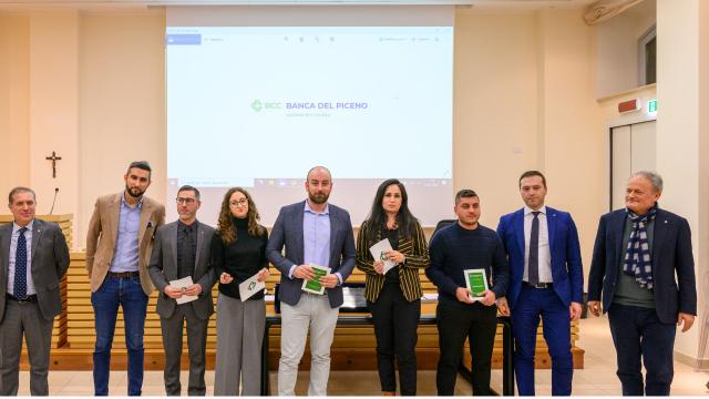 Banca del Piceno, fondo per gli orfani dei dipendenti promosso dal presidente Bagali e vice Censori