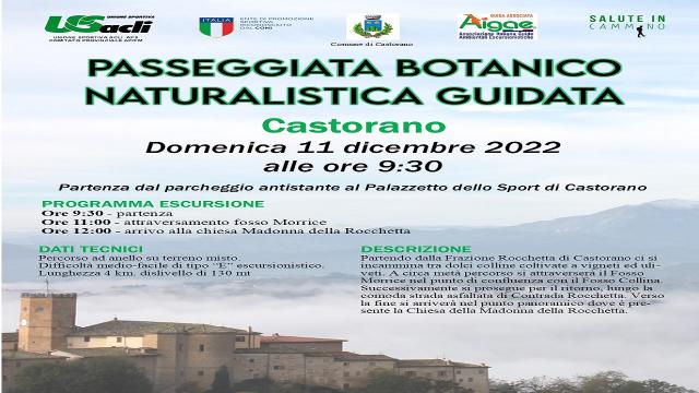 Unione Sportiva Acli, a Castorano una passeggiata botanico naturalistica guidata