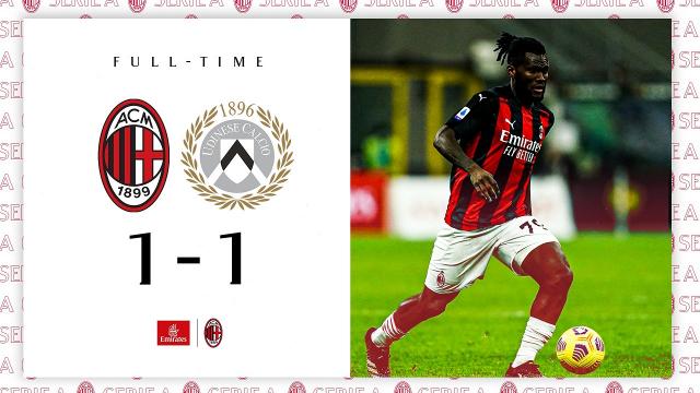 Milan-Udinese 1-1, highlights