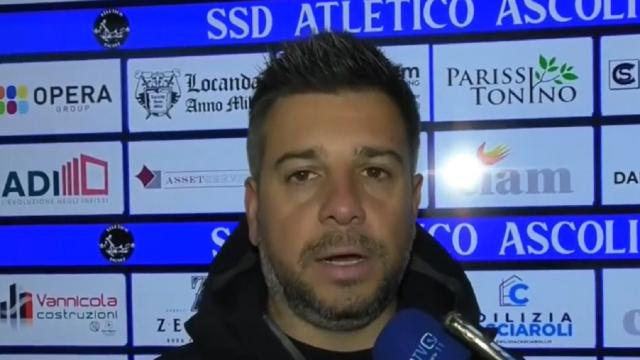 Atletico Ascoli-Civitanovese 2-0, la voce di Seccardini: ''Sorriso che meritavamo da tempo, siamo stati spietati''
