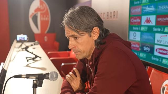 Bari-Reggina 1-0: voci Inzaghi (“Meritavamo il pari. Venerdì ci giochiamo qualcosa di storico”), Crisetig e Mignani