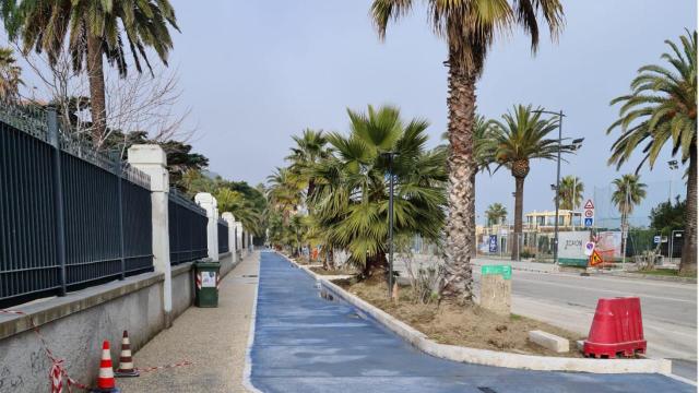 Grottammare, ultimo cantiere in smantellamento sul Lungomare. Passeggiata sarà percorribile nella sua interezza