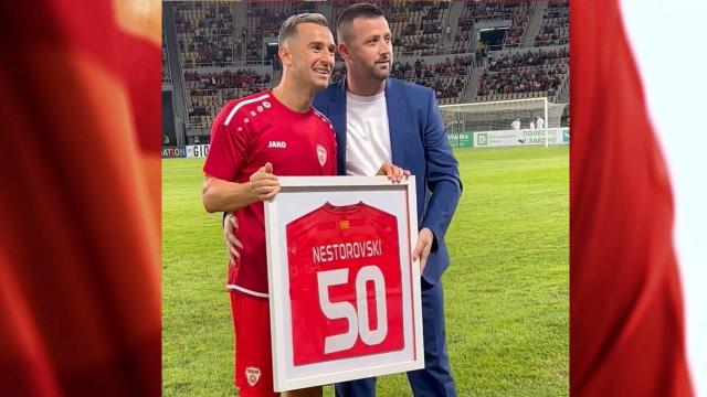 Ascoli Calcio, Nestorovski resta in panchina nel match pareggiato 1-1 dalla Macedonia del Nord contro l'Italia
