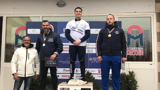 Campionati italiani invernali di lanci: Olivieri trionfa nel martello, Di Marco ai piedi del podio nel disco