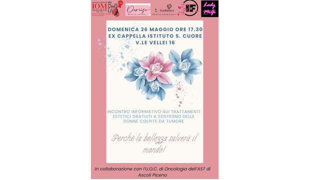IOM e Oncologia di Ascoli Piceno: incontro su trattamenti estetici gratuiti per le donne colpite da tumore