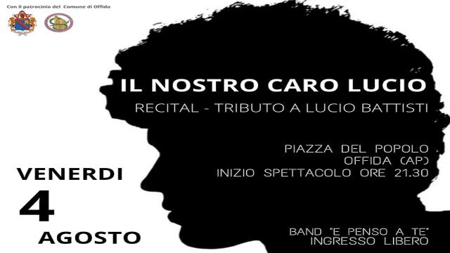 Offida: appuntamento con ''Il nostro caro Lucio'', il tributo a Battisti
