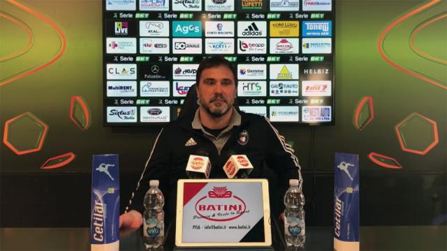 Pisa-Vicenza 2-2, la voce di D'Angelo: “Martedì ad Ascoli affronteremo una buona squadra, servirà intensità”
