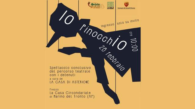 Ascoli, Casa Circondariale: ''Io Pinocchio'', spettacolo di chiusura del percorso ''Parole di vetro'' 