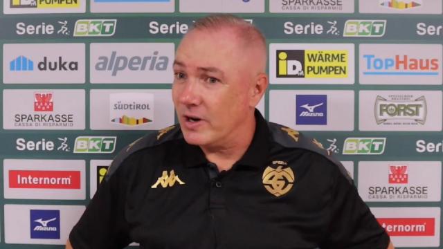 Sudtirol-Spezia 3-3, voci Bisoli (“Nostre le occasioni più importanti”) ed Alvini (“Giornata non positiva dell'arbitro“)